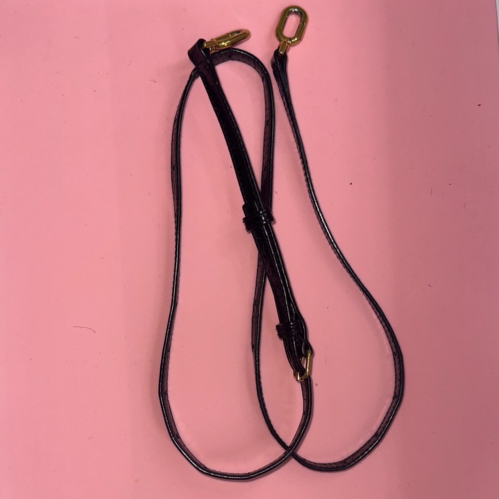 Balenciaga Black Croc-Embossed Crossbody Bag - Picture 16 of 17